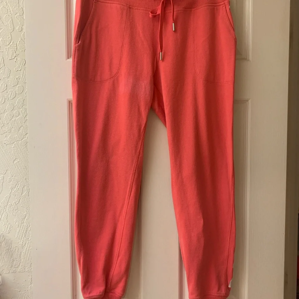 DKNY Coral Sweatpants with White Branding